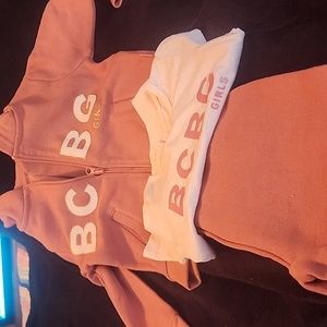 Toddler girl Bcbg 3 pcs jogging suit size 2t rose/pink brand new no tags